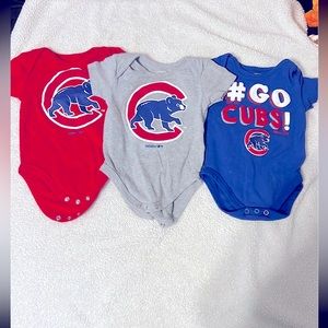 Set of Chicago Cubs Onesies